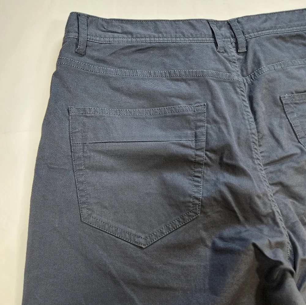 Red Ale Micro Corduroy Chino Shorts Navy Flat Front Casual Mens Size 31x11 - Picture 5 of 10
